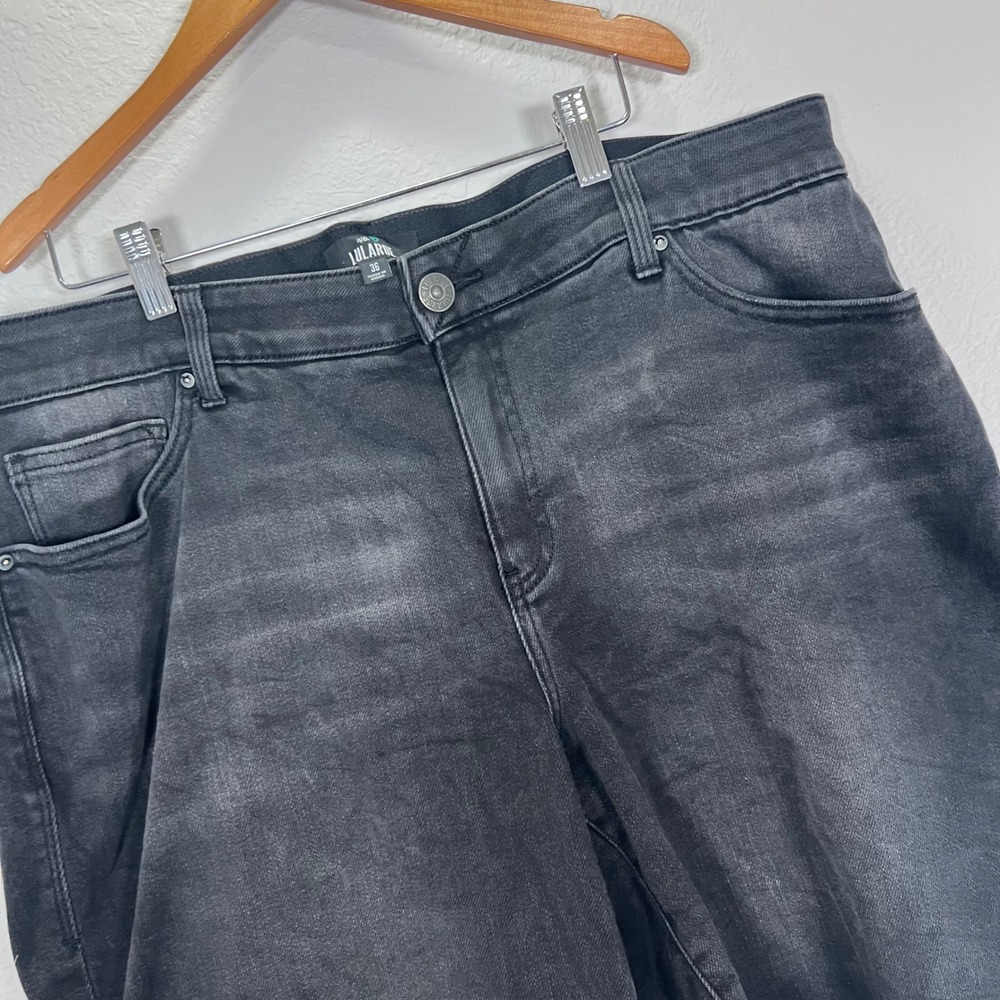 LuLaRoe Denim Shorts Black Wash Distressed Casual‎ Everyday Size 36